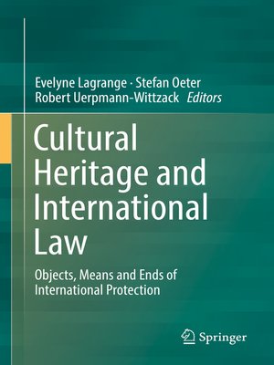 cover image of Cultural Heritage and International Law